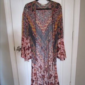 Long FREE PEOPLE kimono